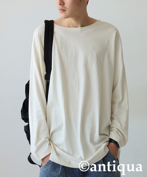 tシャツ ベーシックロングTシャツ レディース メンズ | antiqua | 16