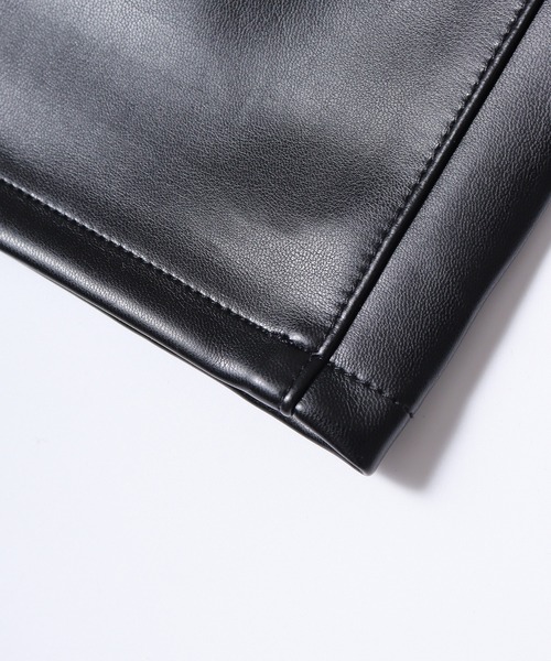 GUESS レザーパンツ Guessフェイクレザーパンツクロコダイル型押しw33総柄アメリカン