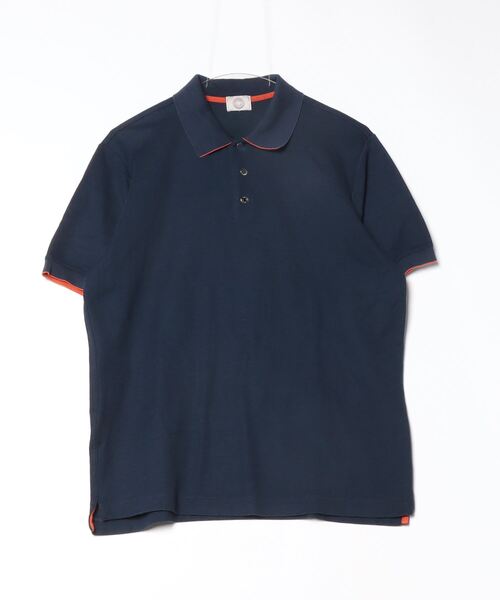 「HERMES」 半袖カットソー X-LARGE ネイビー レディース