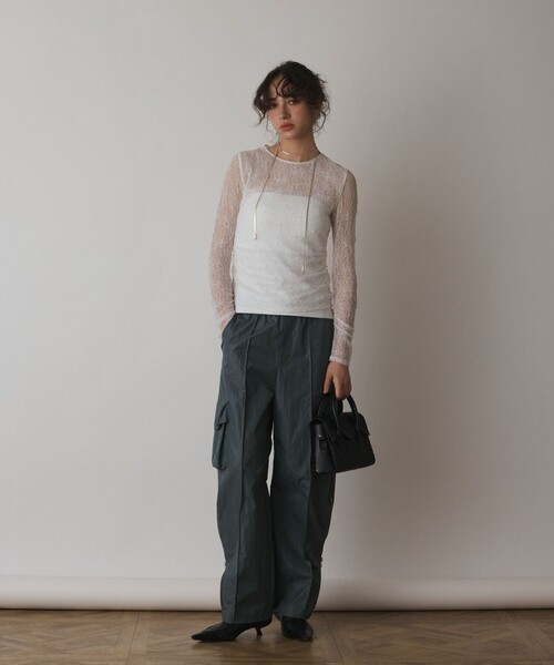 GRACE CONTINENTAL（グレースコンチネンタル） シアーレースカット