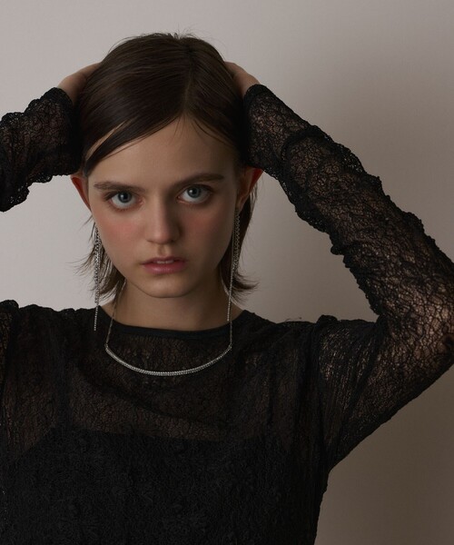 GRACE CONTINENTAL（グレースコンチネンタル） シアーレースカット