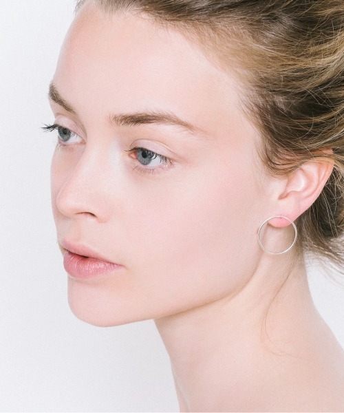 ピアス 「AURORE HAVENNE」ラージ　サークル　ピアス　シルバー　ゴールド　ユニセックス レディース メンズ_5