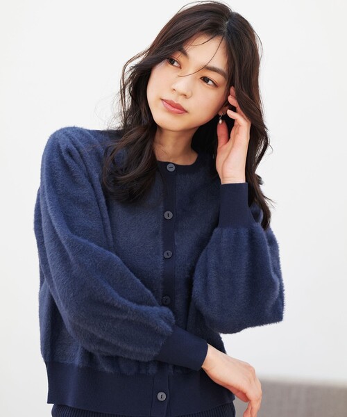 ANY（エニィ） セットアップ フェザーカーディガン×ニットスカート