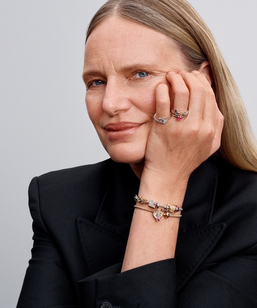 PANDORA（パンドラ） チャーム 手書き風 ラブ チャーム レディース