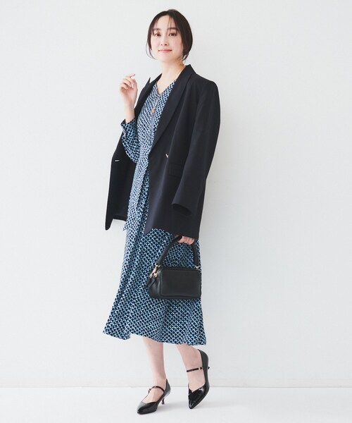 売れ筋新商品 UNTITLED 「きれいめ／オフィス」スクエアジオ ワンピース ノート・メモ帳