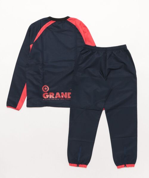 セットアップ 「ジュニアサイズ対応」GRANDE.ウインドクロス.クロスカットピステ（ウインドブレイカー）セットアップ キッズ 子供服 男の子 女の子 | GRANDE FOOTBALL PRODUCTS | 05