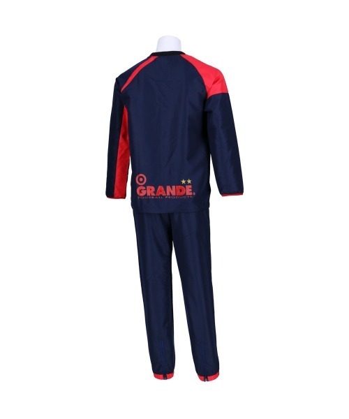 セットアップ 「ジュニアサイズ対応」GRANDE.ウインドクロス.クロスカットピステ（ウインドブレイカー）セットアップ キッズ 子供服 男の子 女の子 | GRANDE FOOTBALL PRODUCTS | 03