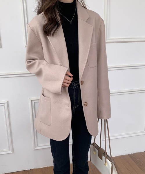 「ABITOKYO」 チェスターコート FREE ベージュ レディース_画像2