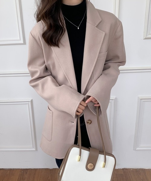 「ABITOKYO」 チェスターコート FREE ベージュ レディース_画像3