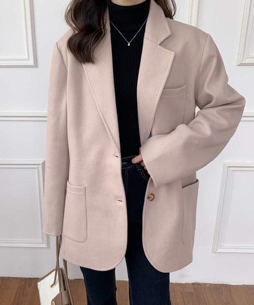 「ABITOKYO」 チェスターコート FREE ベージュ レディース_画像4