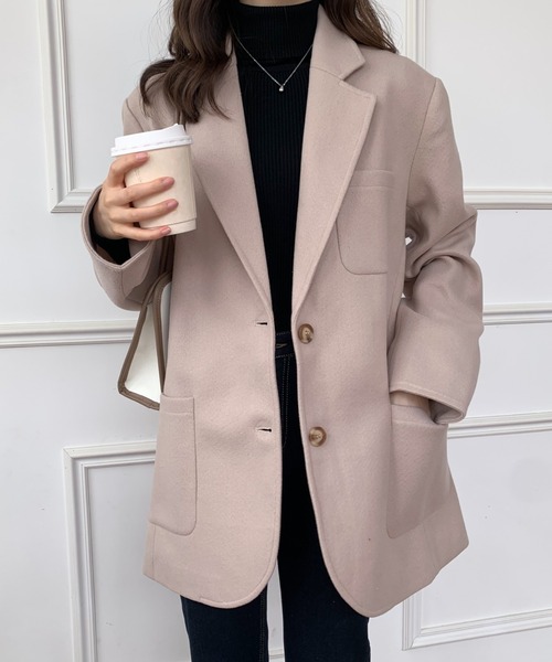 「ABITOKYO」 チェスターコート FREE ベージュ レディース_画像8