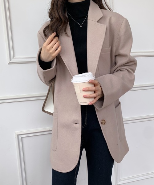 「ABITOKYO」 チェスターコート FREE ベージュ レディース_画像9