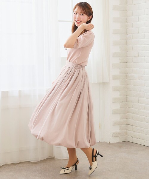 Feroux（フェルゥ） スカート チュールレイヤード バルーンスカート