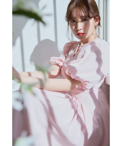 Her lip to ワンピース Fountain Lace Up Bow Dress : ZOZOTOWN Yahoo 