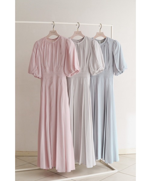 ワンピース Her lip to Fountain Lace Up Bow Dress 新色】Fountain Lace Up Bow Dress