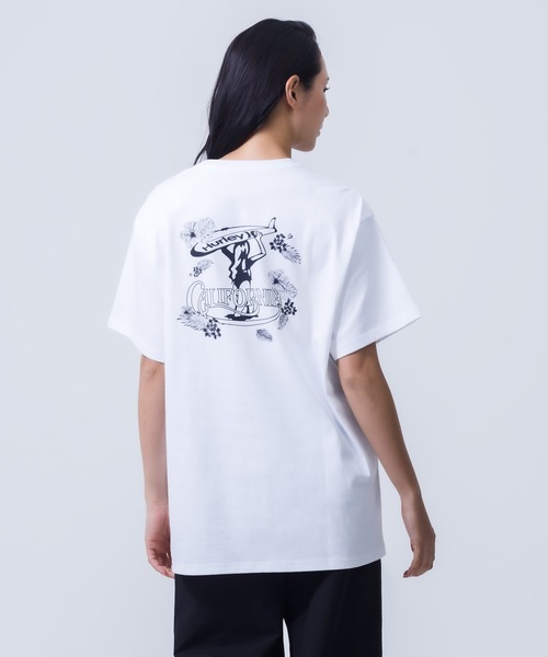 tシャツ 「Hurley/ハーレー」レディースヘビーウェイトTシャツ　バックプリント　オーバーサイズシルエット　CALIFORNIA SURF GIR