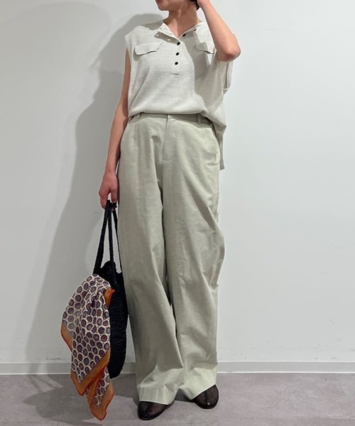 human woman ニット セーター 「ウォッシャブル」ペーパーヤーン