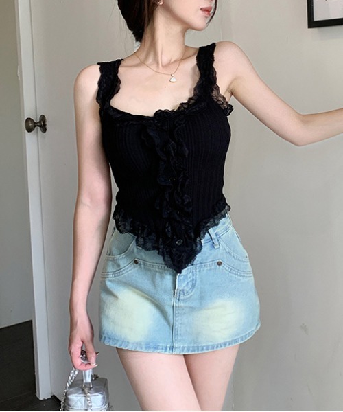 トップス 00s L.G.B. skull tank top camisole y2k 000000002380_TfQNheP.jpg