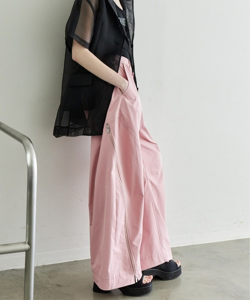 MAISON SPECIAL アシンメトリーファスナーカーブパンツ　完売品 MAISON SPECIAL パンツ Asymmetry Zipper Curve Pants