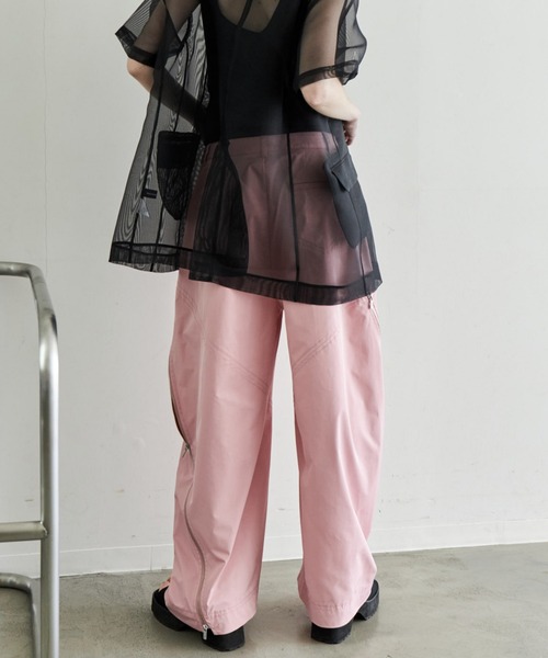 メゾンスペシャル　アシンメトリーファスナーカーブパンツ　完売品 MAISON SPECIAL パンツ Asymmetry Zipper Curve Pants