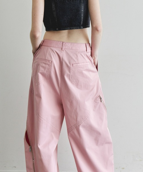 メゾンスペシャル　アシンメトリーファスナーカーブパンツ　完売品 Asymmetry Zipper Curve Pants/アシンメトリーファスナーカーブ