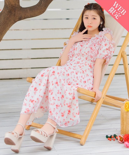 値下げ中 WILLSELECTION 新作 ジュイフラワーフリルワンピース WILLSELECTION ワンピース ジュイフラワーフリルワンピース