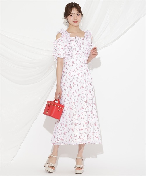 値下げ中 WILLSELECTION 新作 ジュイフラワーフリルワンピース WILLSELECTION ワンピース ジュイフラワーフリルワンピース