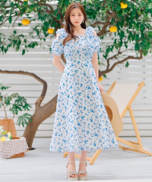 値下げ中 WILLSELECTION 新作 ジュイフラワーフリルワンピース WILLSELECTION ワンピース ジュイフラワーフリルワンピース