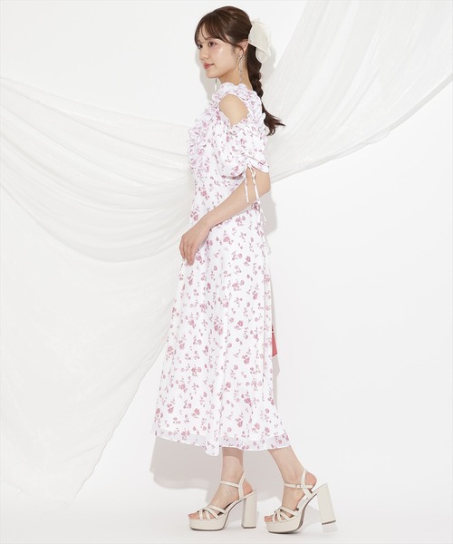 WILLSELECTION ワンピース ジュイフラワーフリルワンピース