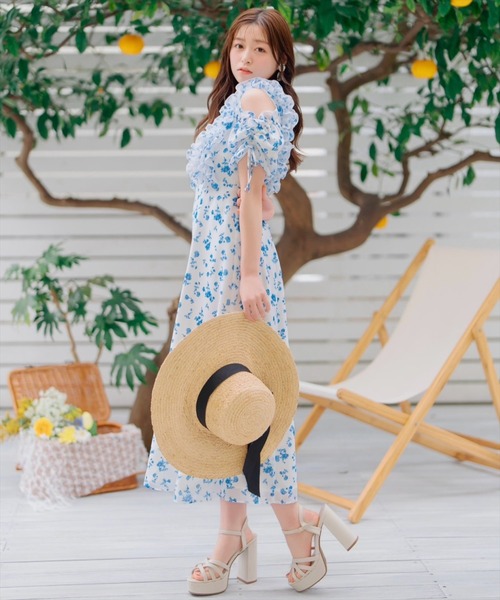 値下げ中 WILLSELECTION 新作 ジュイフラワーフリルワンピース WILLSELECTION ワンピース ジュイフラワーフリルワンピース