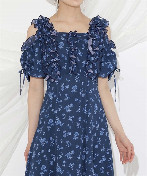 値下げ中 WILLSELECTION 新作 ジュイフラワーフリルワンピース WILLSELECTION ワンピース ジュイフラワーフリルワンピース