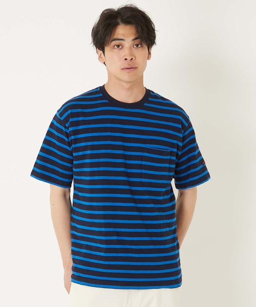 BLUE BLUE（ブルーブルー） tシャツ リサイクルコットン テンジク