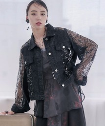 デニムジャケット gジャン デニムレースキリカエブルゾン(HARE) レディース｜ZOZOTOWN Yahoo!店