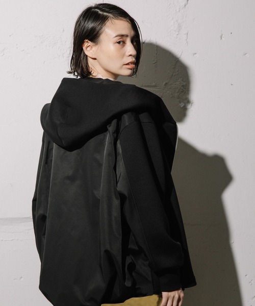 「MARECHAL TERRE」 ジップアップブルゾン MEDIUM アイボリー レディース