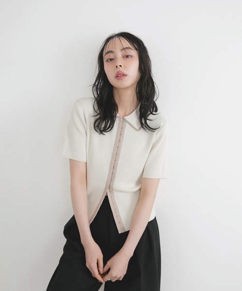 セレクトショップ　ノーブランド　バイカラーニット バイカラーニット | ファッション通販サイト NUGU