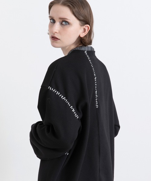 AULA AILA トレーナー スウェット ステッチデザインプルオーバー