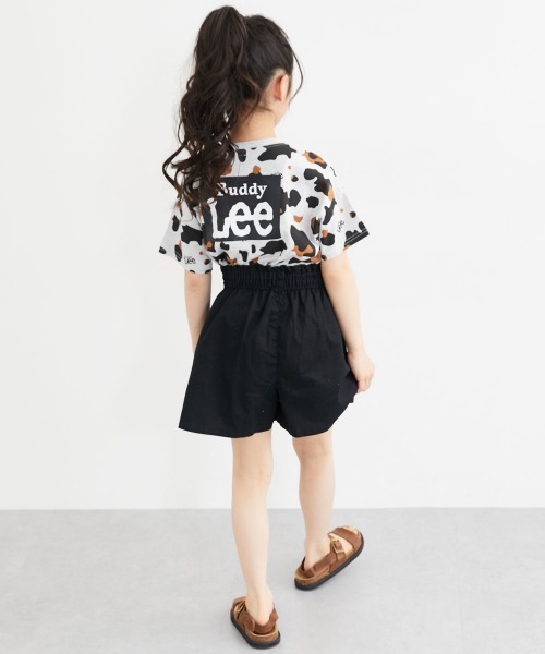 パンツ ハートボタンイージーキュロット 「綿100%」 キッズ 子供服
