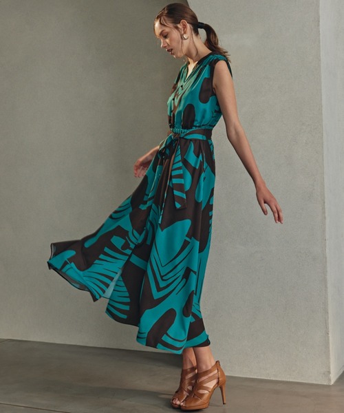 ピンキー＆ダイアン（PINKY&DIANNE）/◆リーフィーゼブラプリントワンピース PINKY&DIANNE（ピンキー アンド ダイアン） ワンピース リーフィー