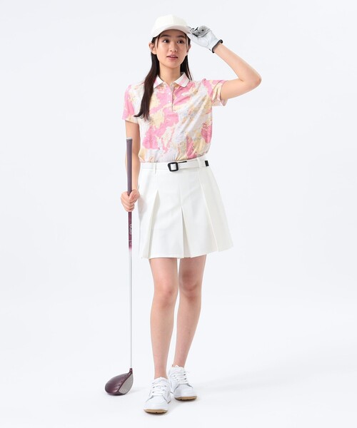 BEAMS - BEAMS GOLF  ビームスゴルフ  レディース  ショートパンツ BEAMS GOLF パンツ 「接触冷感/吸水速乾」ORANGE LABEL / タック