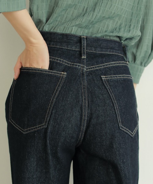 [N WITH.] Denim брюки M индиго голубой женский 