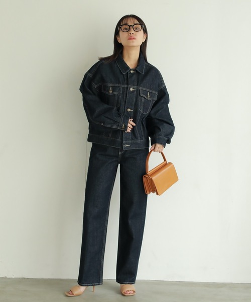 [N WITH.] Denim брюки M индиго голубой женский 