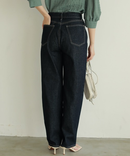 [N WITH.] Denim брюки M индиго голубой женский 