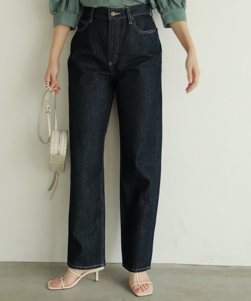 [N WITH.] Denim брюки M индиго голубой женский 