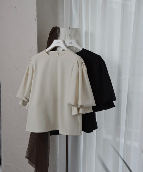 I_am（アイアム） ブラウス シャツ candy sleeve blouse / キャンディ