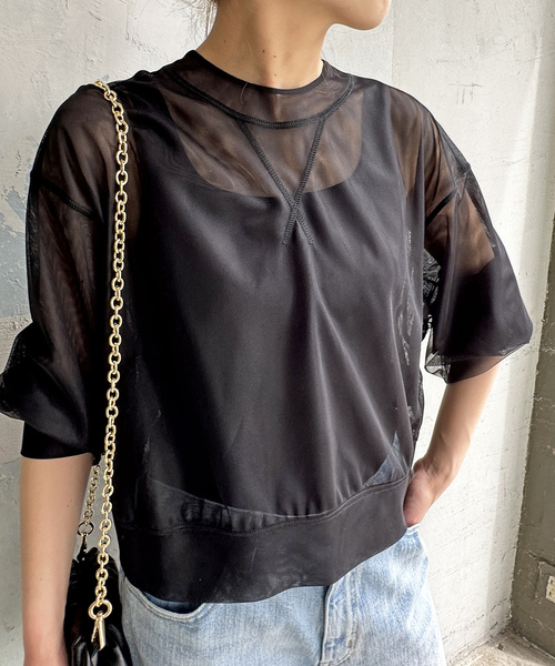 「Spick & Span」 ドルマンスリーブブラウス FREE ブラック レディース