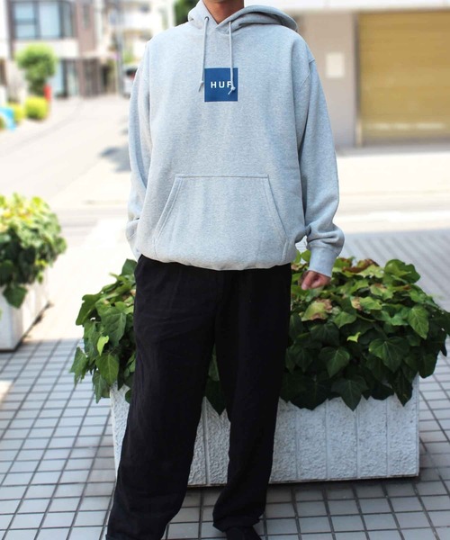 HUF 「HUF」 プルオーバーパーカー M オリーブ メンズ HUF 「HUF」 プルオーバーパーカー M オリーブ メンズ