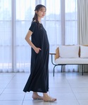 マタニティ 「接触冷感」スムースAラインワンピ...の詳細画像5