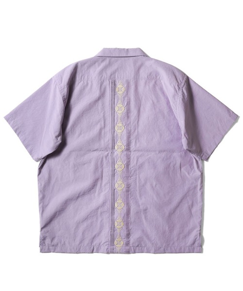70s〜ボタニカル柄 キューバシャツ バティック ハンドメイド vintage 70s〜ボタニカル柄 キューバシャツ バティック ハンドメイド