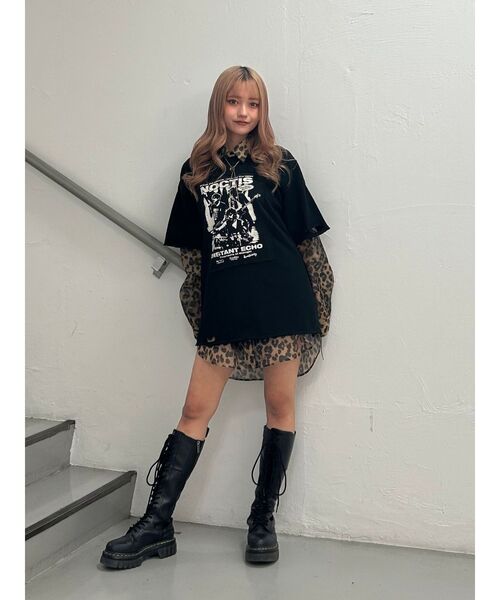 jouetie（ジュエティ） tシャツ グランジグラフィックTシャツ