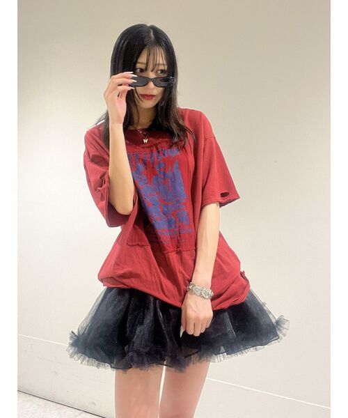 jouetie（ジュエティ） tシャツ グランジグラフィックTシャツ